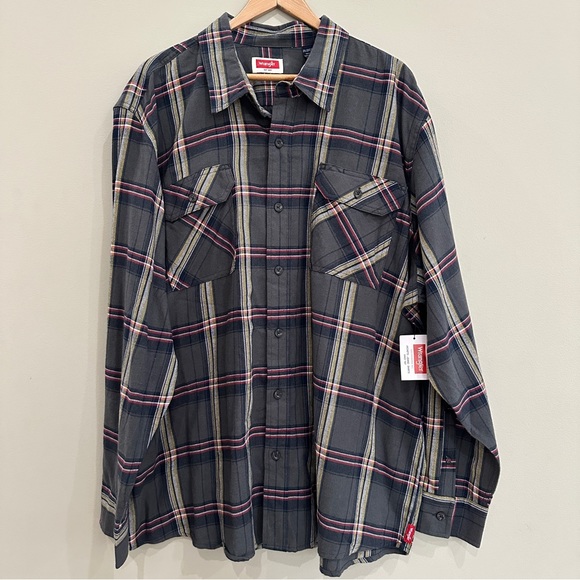 Wrangler 2XL flannel NWT - Picture 3 of 7